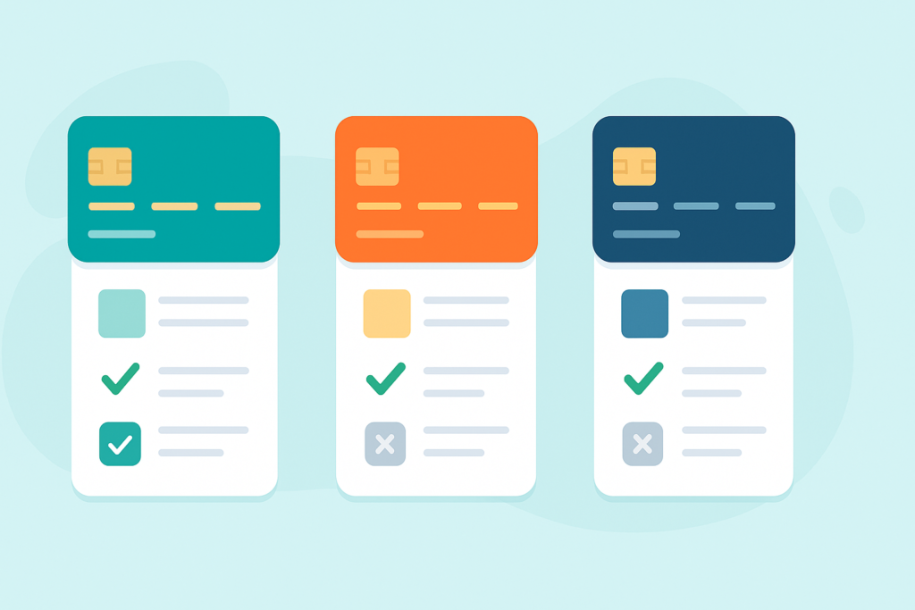 Simple 3-Card Comparison Walkthrough